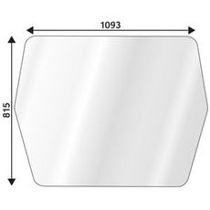 Bakvindu nedre for Valmet 502-602, en perfekt passform for kjøretøyet.