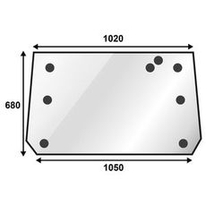 Holdbar bakrute øvre for Valmet 600-900 A-Sr, ideell for skogbruk.