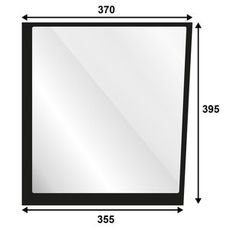 Venstre nedre siktrute for Valmet 6000-8000, nødvendig for sikker drift.