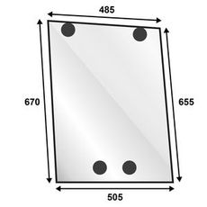 Venstre siderute for Valmet traktorer, perfekt for modeller 6000 til 8000.