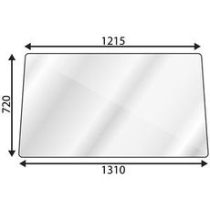 Frontrute for Valmet 505-905, sikker og holdbar konstruksjon.