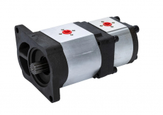 Hydraulisk pumpe 25+8 for Valtra, sikrer effektiv drift og høy ytelse.