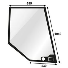 Dørrute øvre Valmet Valtra Høyre A-Serie, tilpasset kvalitetsbehov.