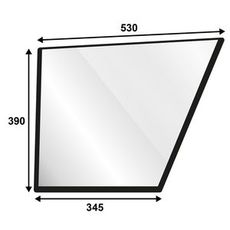 Nedre dørrute for Valmet Valtra A-serien, holdbar og perfekt passform.