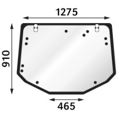 Bakrute nedre for Valtra N1 N2 N3 T1 T2 T3, et must-have tilbehør.