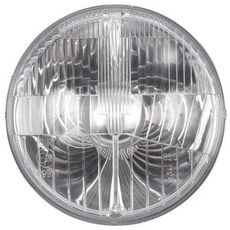 Rund frontlykt Zetor 931414, designet for effektiv belysning i landbruksmiljø.