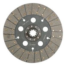 327 mm lamellplate med 10 splines, høy kvalitet og ytelse for landbruk.