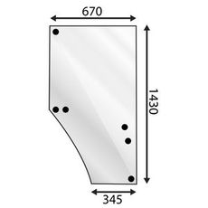 Høy dørrute for John Deere 6000-Serie, holdbar og sikker design.