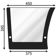 Dørrute nedre John Deere Venstre/Høy Mc1 Cc2, gir holdbarhet og beskyttelse.