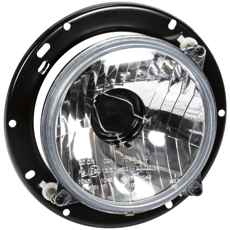 Rund H4-frontlyktinnsats for Deutz 04326362, gir effektiv og sterk belysning.