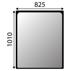 Frontrute Komatsu PC 8 - PC 11 serie øvre