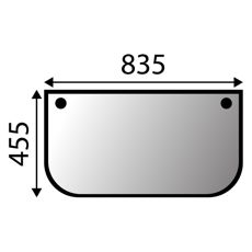 Frontrute Komatsu PC 7-serie nedre
