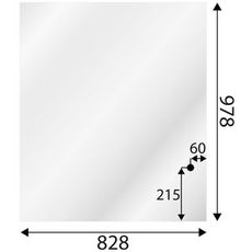 Frontrute Doosan Solar øvre for forbedret sikt og beskyttelse.