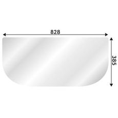 Frontrute for New Holland B nedre, ideell for å beskytte føreren.