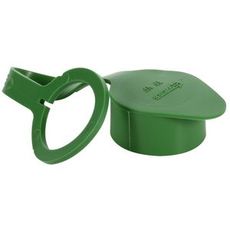 Beskyttelseshette i gult for 3/8" Vf hunn, perfekt for trygghet ved arbeid.