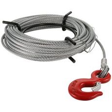 Reservevaier for draktalje med krok, 0,8T kapasitet og 20M lengde for pålitelig trening.