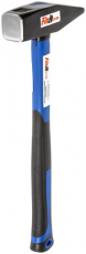 Robust smiehammer med glassfiberskaft, perfekt for langvarig bruk i smiemiljø.