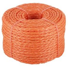 Flettet polypropylen tau 8mm med høyeste belastning på 400kg.