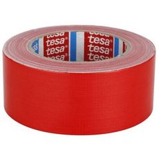 Stofftape Pe 4688 Rød 25/50Mm Tesa, perfekt for reparasjon og isolasjon.