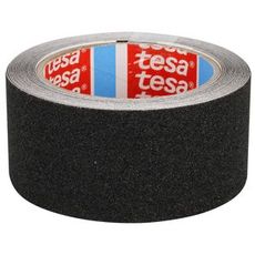 Sklisikringstape i svart, 5/50mm, for sikkerhet på glatte overflater.
