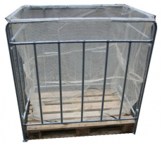 Eurostativ designet for å holde vedsekker stabilt og effektivt.