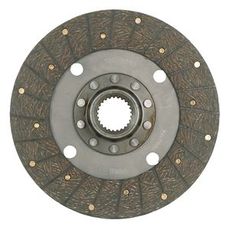 25Z lamellplate 250mm med splineshull 1" 5/8, for kraftige maskiner.