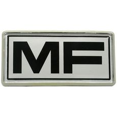 Front emblem Mf 1682944M1, klassisk design for traktorer og maskiner.