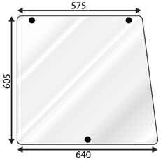 Siderute av høy kvalitet for Ford LP-Kabin traktorer.