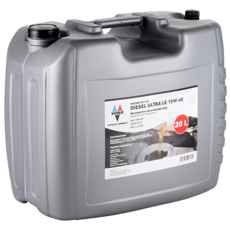 Motorolje Diesel Ultra Le 15W-40 i 20 liters pakning, perfekt for traktorer.