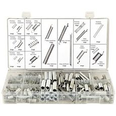 Fjærsortiment 200-Del, et komplett sett av fjærer for ulike behov.