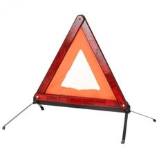 Reflekterende varseltrekant for bil, viktig for vegsikkerhet.