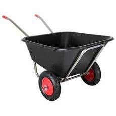 Trillebår 160L for hagearbeid, robust og lett å manøvrere.