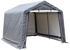 Robust oppbevaringstelt 3x3 meter, perfekt for beskyttelse og lagring av utstyr utendørs.